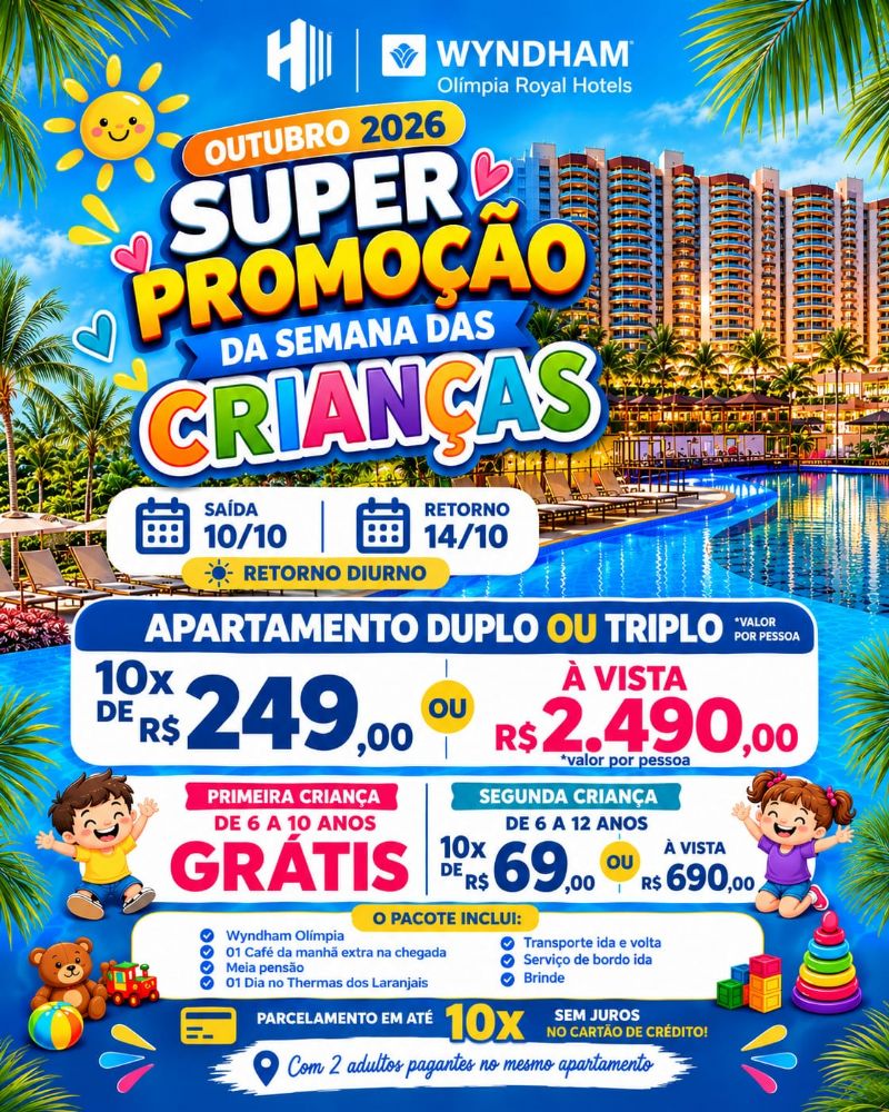 OLÍMPIA | SEMANA DAS CRIANÇAS 2026